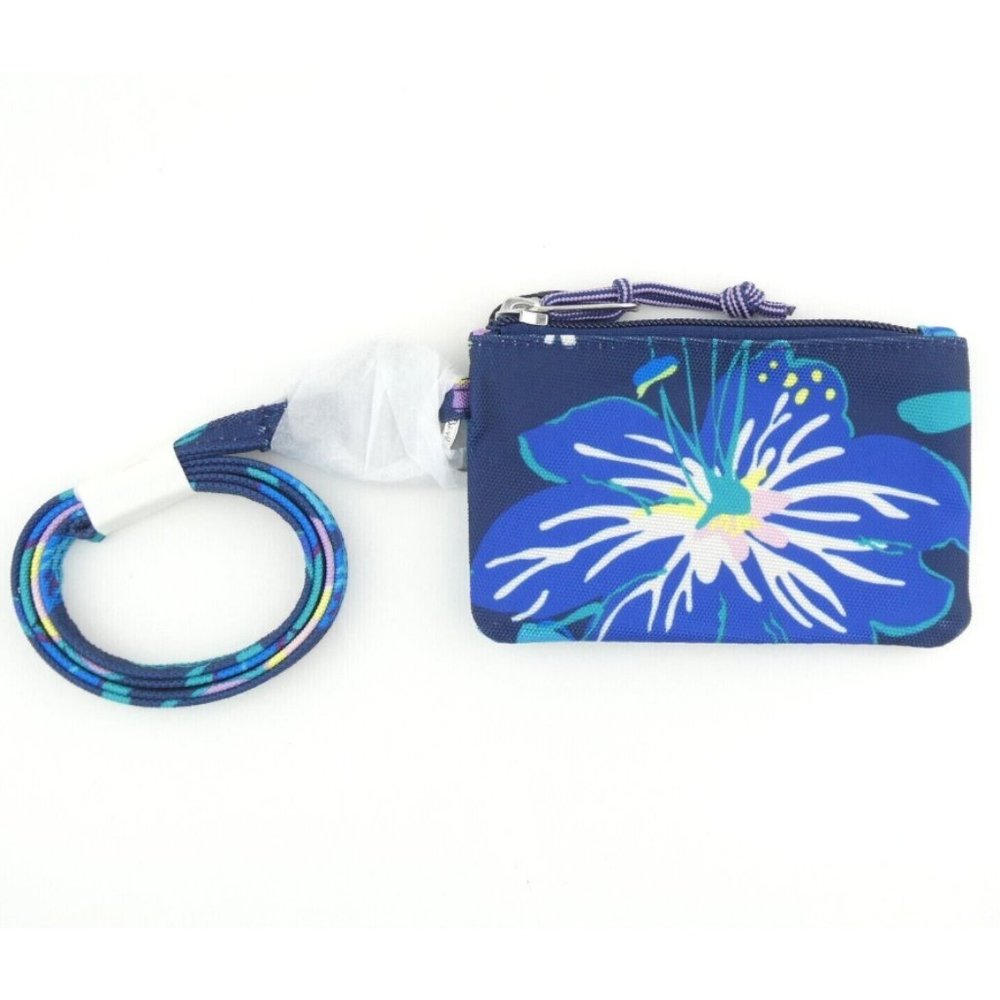 Vera Bradley Firefly Garden Lighten Up Zip Id & Lanyard Set‎ NWT